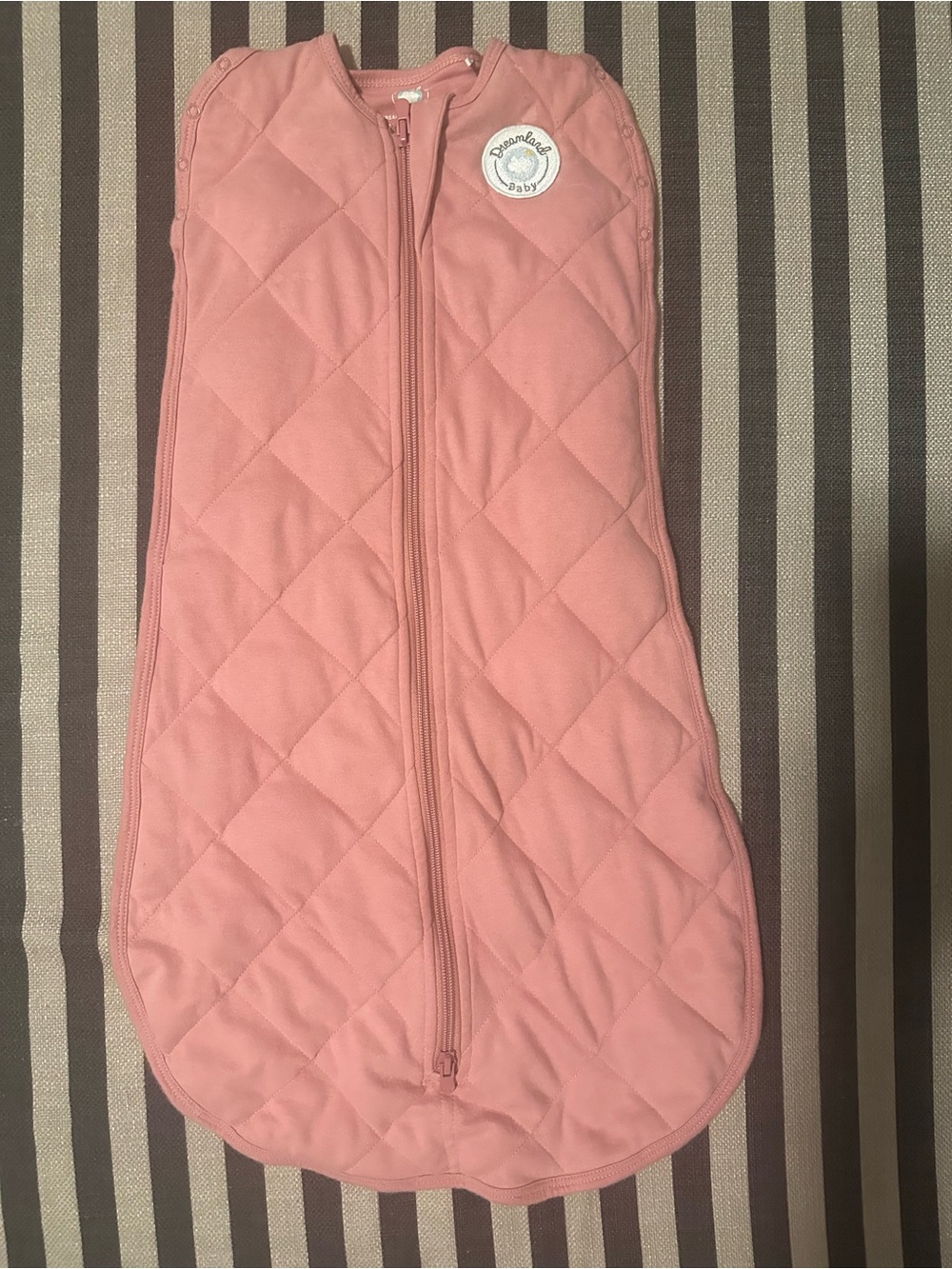 Pink Quilted Baby Sleep Sack - Cozy Zippered Infant Wear